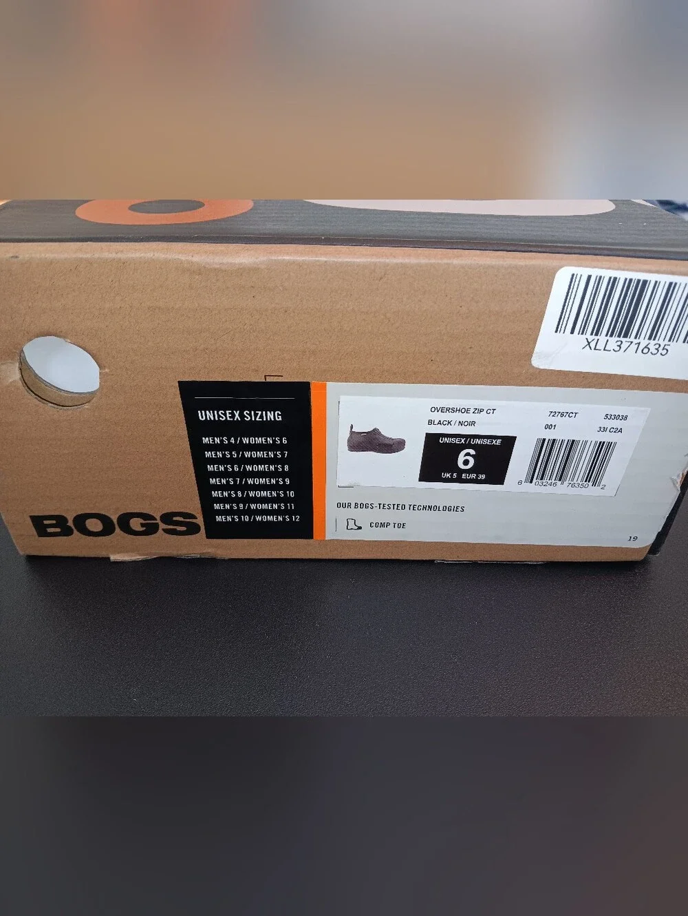 Bogs front zip